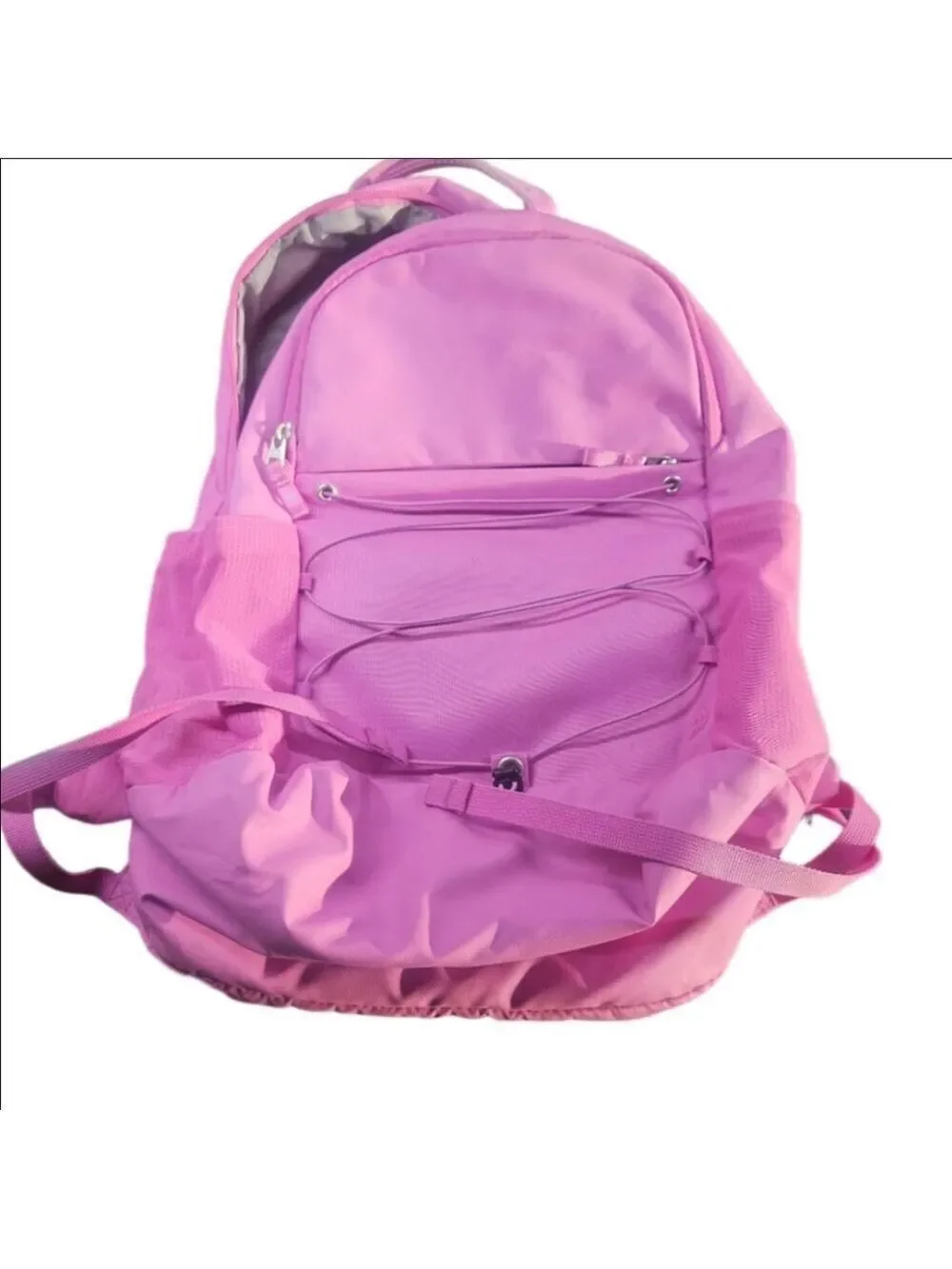Women's All in Motion Pink Backpack One Size with Gray Interior
